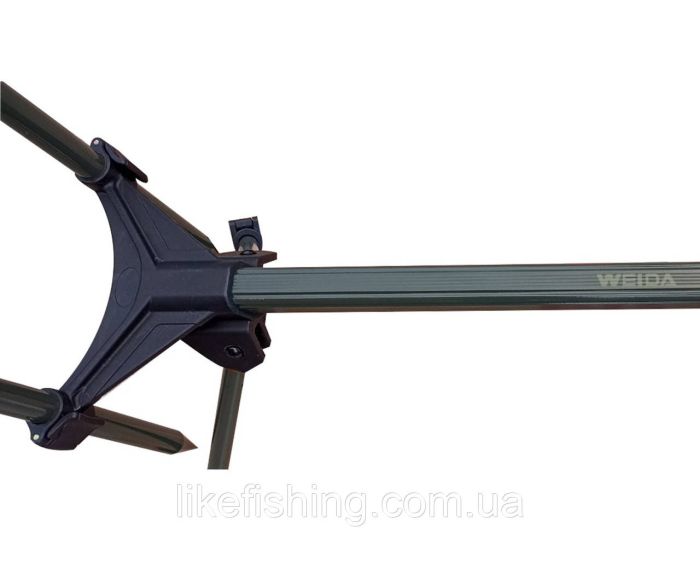 Рід-під 5 вудилищ Weida з рогачами зелений