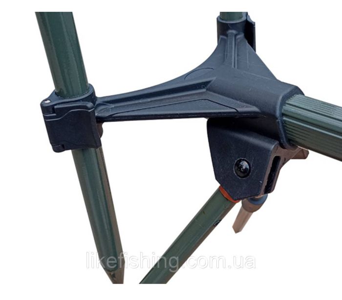 Рід-під 5 вудилищ Weida з рогачами зелений