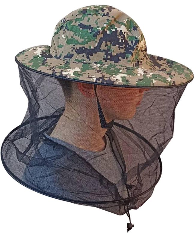 Шляпа накомарник камуфляж В78