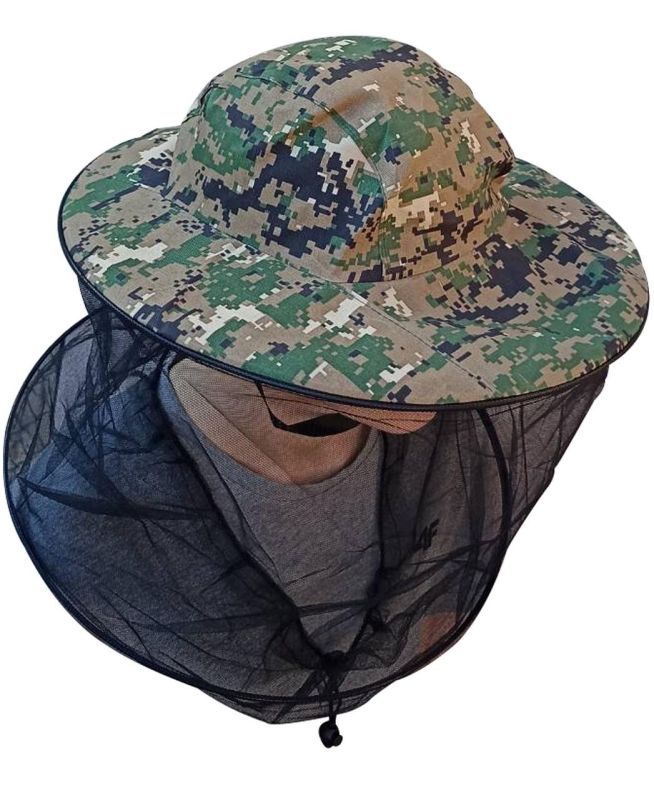 Шляпа накомарник камуфляж В78