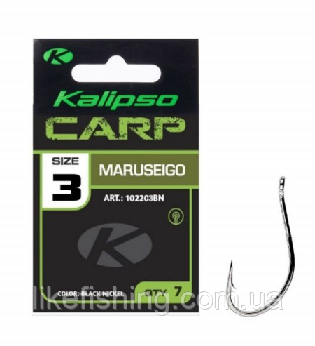 Крючок Kalipso Carp maruseigo 102203BN №3(7)