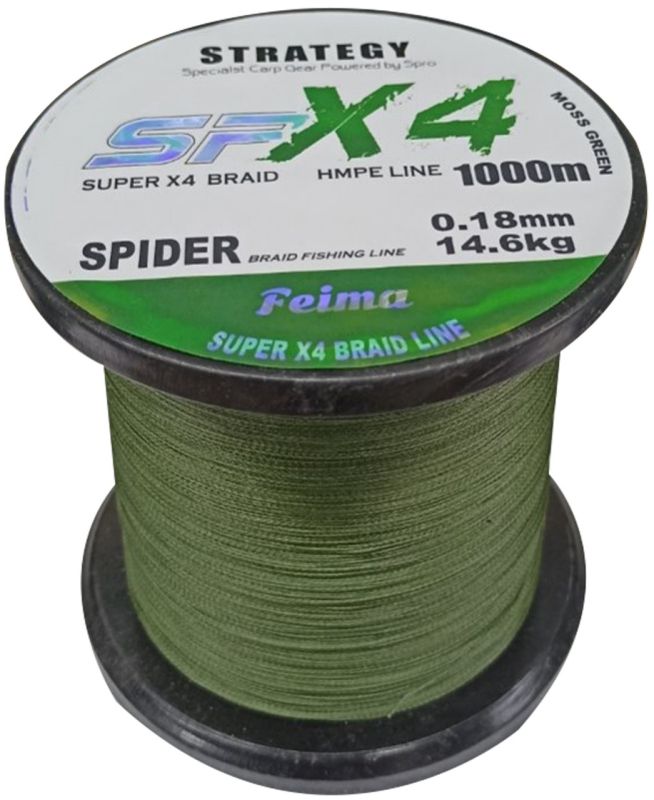 Шнур 0.40 мм 1000 м 36.4 кг Strategy SP X4 Feima Green