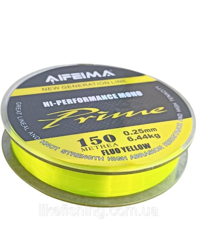 Лісочка 0.35 мм 150 м 9.56 кг Prime Feima Fluo Yellow