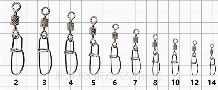 Застежка Kalipso Gross snap with swivel 201602BN №2(5)