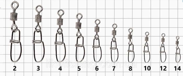 Застежка Kalipso Gross snap with swivel 201607BN №7(7)