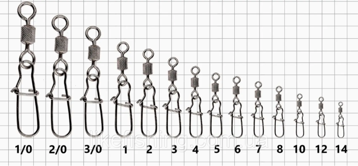 Застібка Kalipso Snap American with swivel-201114BN №14(12)