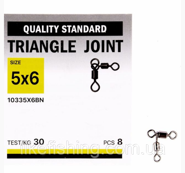 Вертлюг Kalipso Triangle joint 10335х6BN №5х6(8)