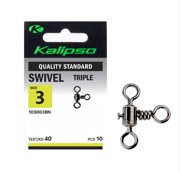 Вертлюг Kalipso Swivel triple 103003BN №3(10)