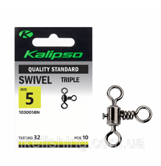 Вертлюг Kalipso Swivel triple 103005BN №5(10)