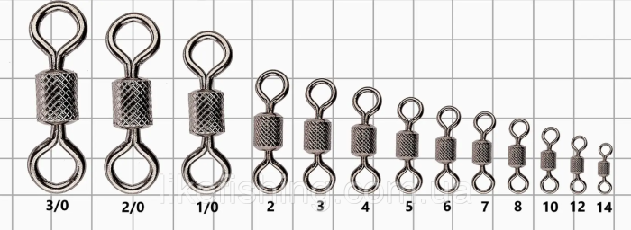 Вертлюг Kalipso Swivel American-101002BN №2(8)