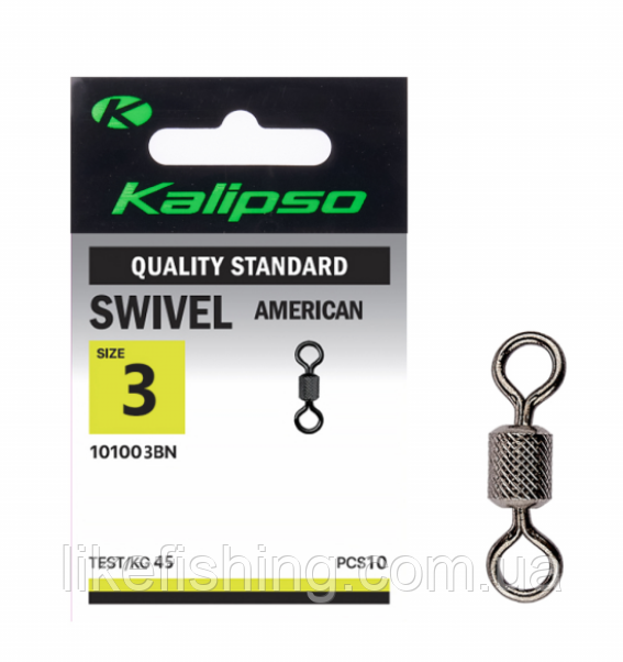 Вертлюг Kalipso Swivel American-101003BN №3(10)