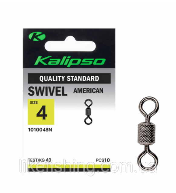 Вертлюг Kalipso Swivel American-101004BN №4(10)