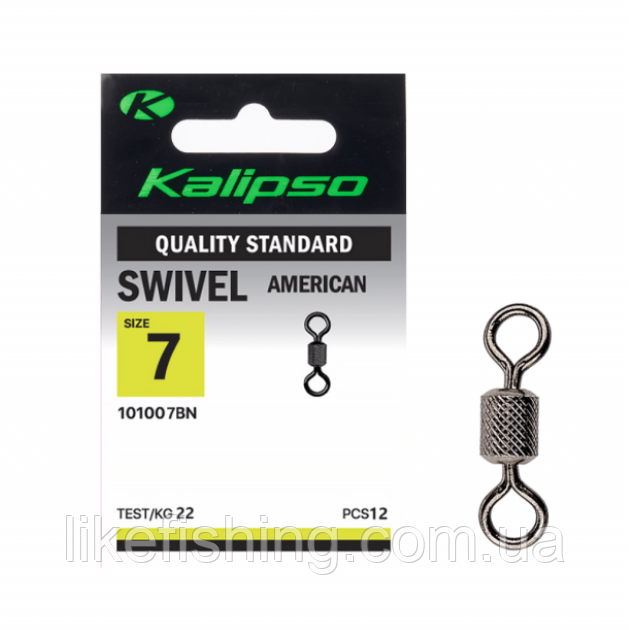 Вертлюг Kalipso Swivel American-101007BN №7(12)