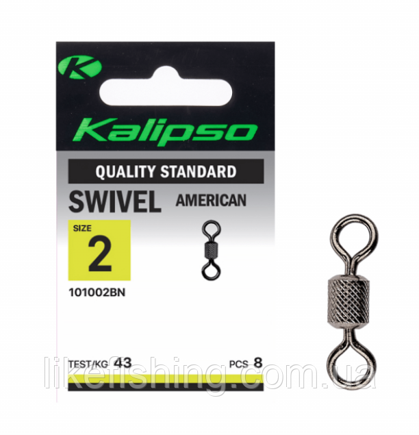 Вертлюг Kalipso Swivel American-101002BN №2(8)