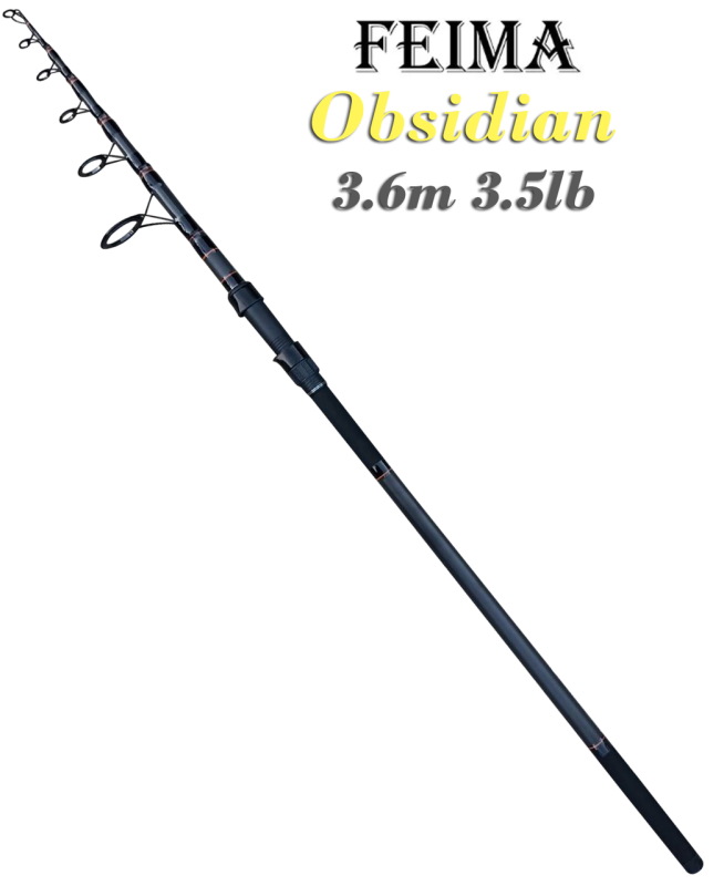 Вудлище телескоп 3.6 м 3.5 lb Obsidian Carp Feima