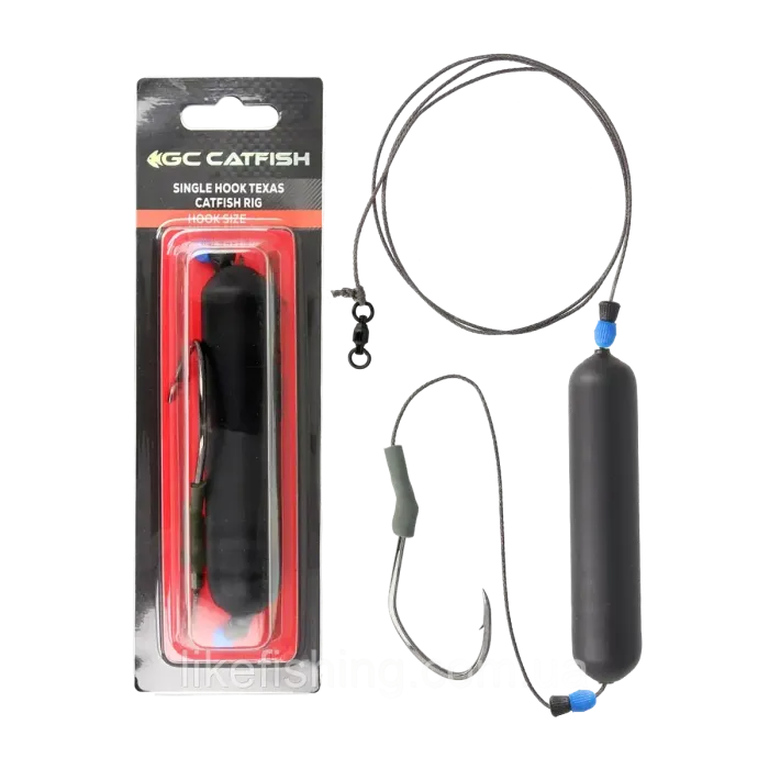 Сном сомовий GC Single Hook Texas Catfish Rig №6/0