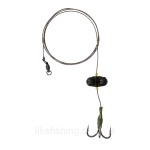 Сном сомовий GC Treble Hook Catfish Rig With Rattle 6/0