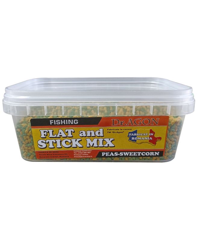 Flat Stick Mix Peas-Sweetcorn 1 уп 300 г Горох-Солодка Кукурудза