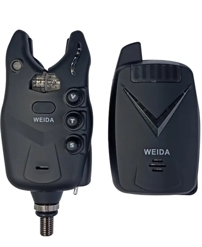 Набор карповых сигнализаторов поклевки 4+1 Weida Антивор 6 цветов