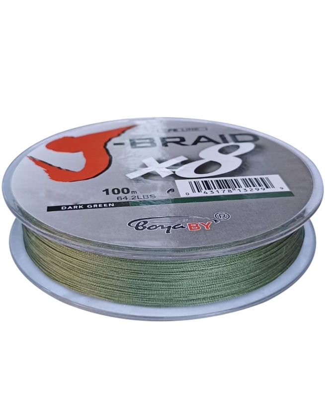 Шнур рыболовный 0.18 мм 100 м J-Braid X8 Strong Boya By