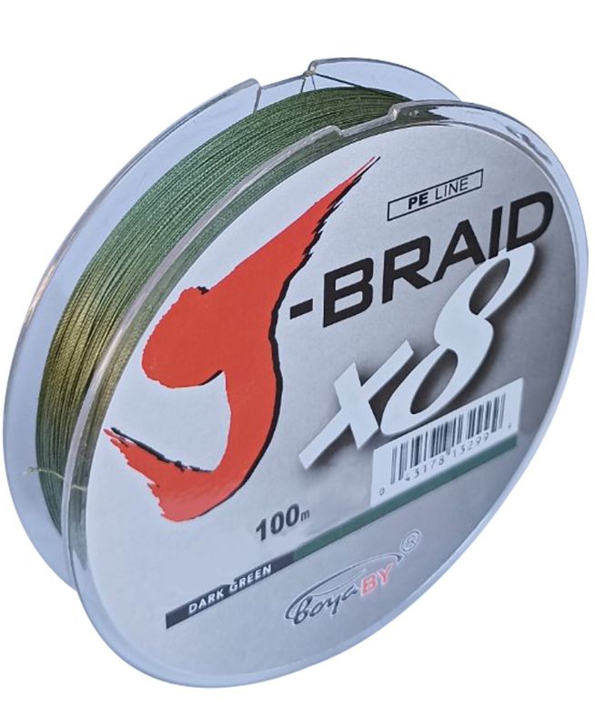 Шнур рыболовный 0.18 мм 100 м J-Braid X8 Strong Boya By