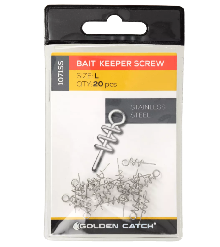 Фиксатор приманки GC Вait Keeper Screw GC-1071SS L (20шт)