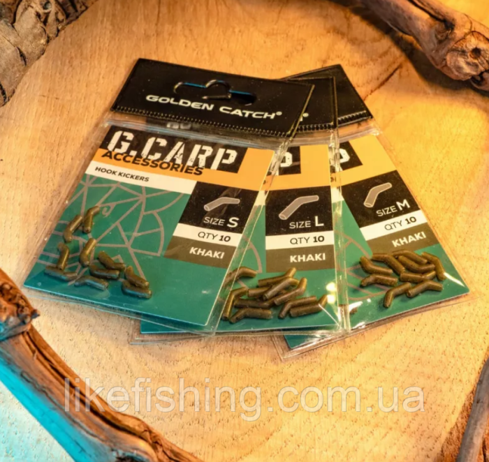 Стрічка GC G.Carp Hook Kickers L (10шт) Khaki