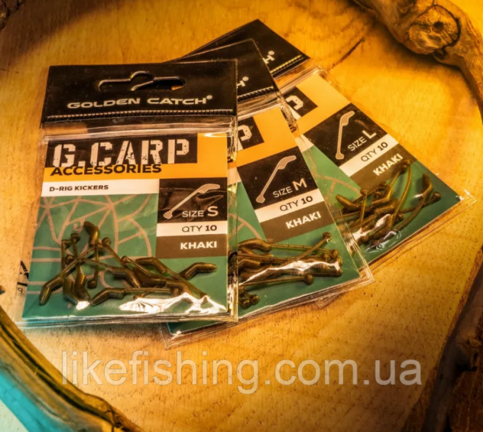 Стрічка GC G.Carp D-Rig Kickers M (10шт) Khaki