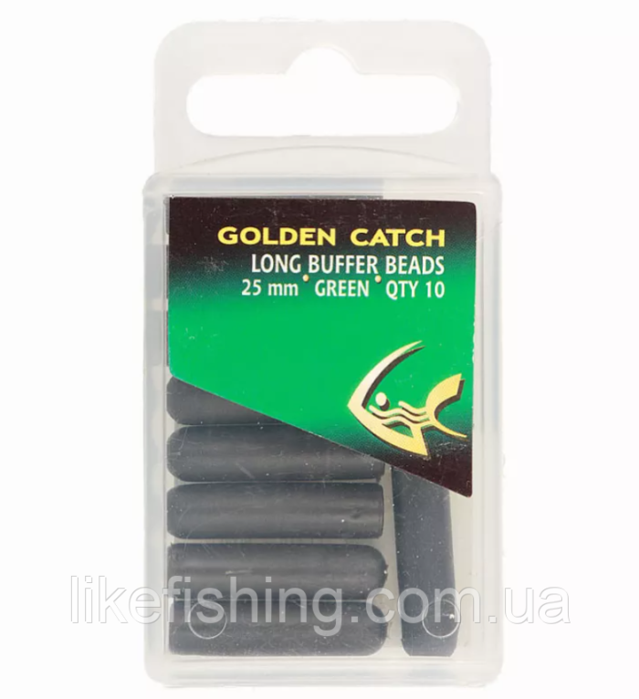 Отбойник 25мм (10шт) GC Rubber Long Buffer Beads Green