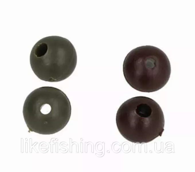 Бусина GC Shock Beads Rubber Round 8мм (20шт) Brown
