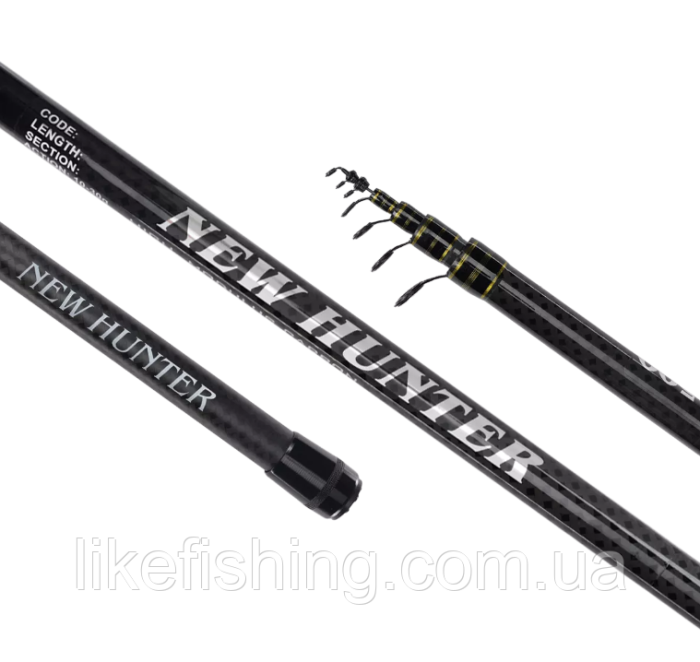 Удочка 4 м Globe New Hunter с кольцами