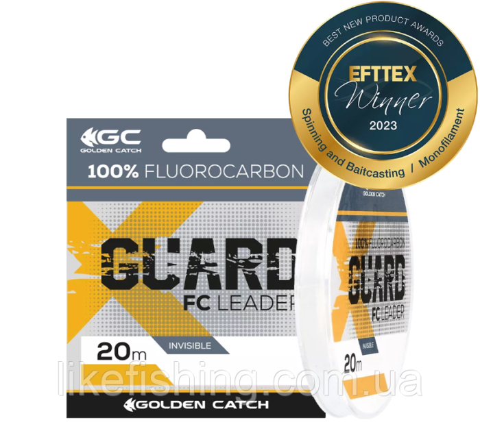 Флюорокарбон 20м 0.418мм GC X-Guard FC Leader