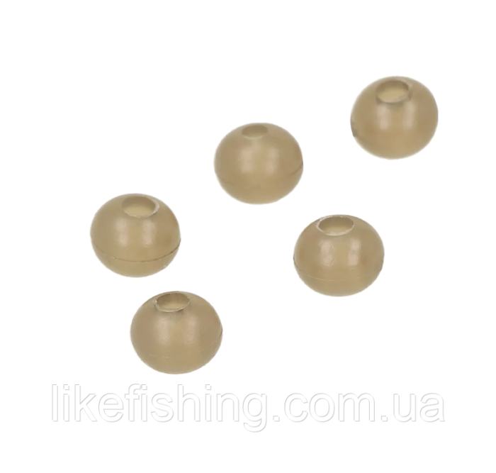Бусина 6мм (24шт) GC G.Carp Shock Bead Rubber Khaki