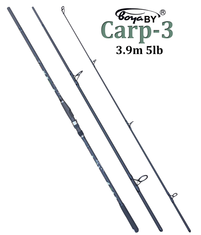 Коропове вудлище 3.9 м 5 LB Carp-3 Boya By