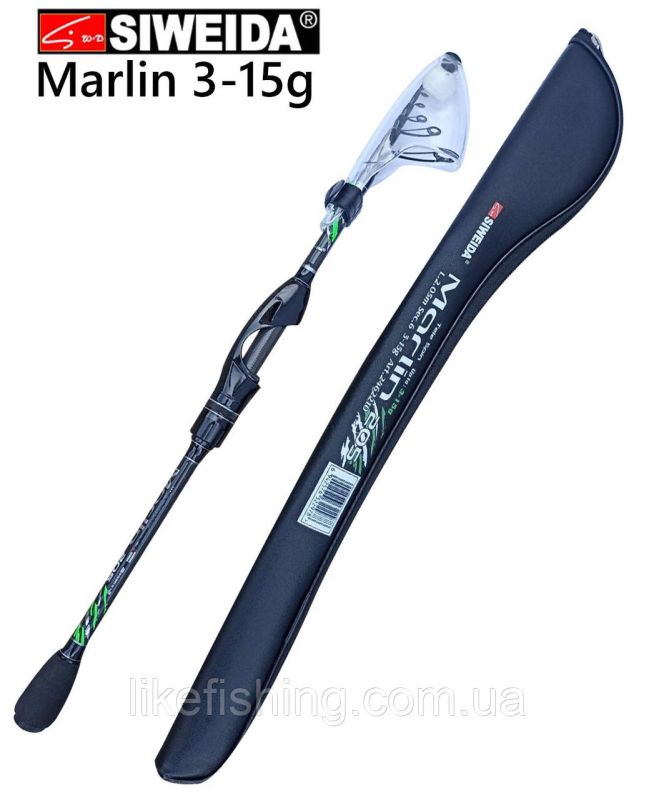 Спиннинг телескоп 2.05 м 3-15г Marlin Travel Siweida