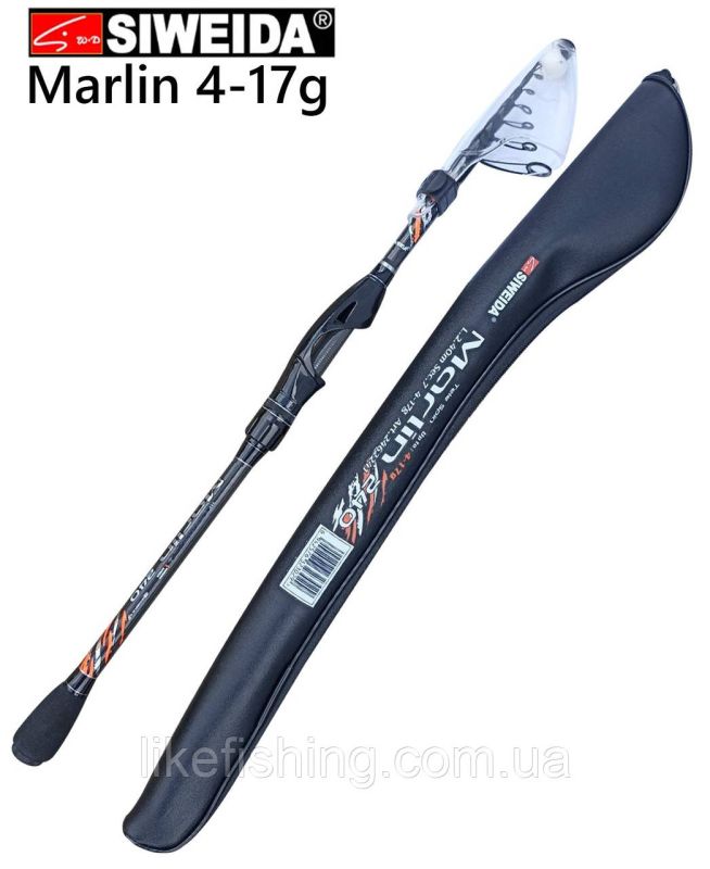 Спиннинг телескоп 2.05 м 4-17г Marlin Travel Siweida