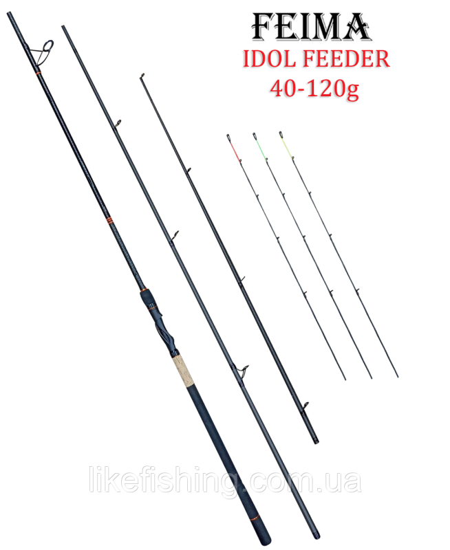 Вудилище фідерне 3.3 м 40-120 г Idol Feeder Feima