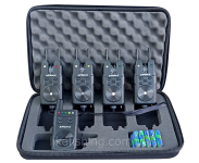 Набір сигналізаторів клювання 4+1 пейджер Feima в кейсі