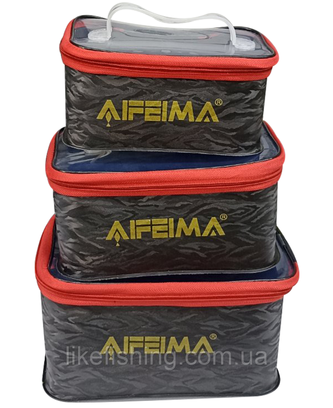 Набор емкостей EVA 3в1 Feima черный