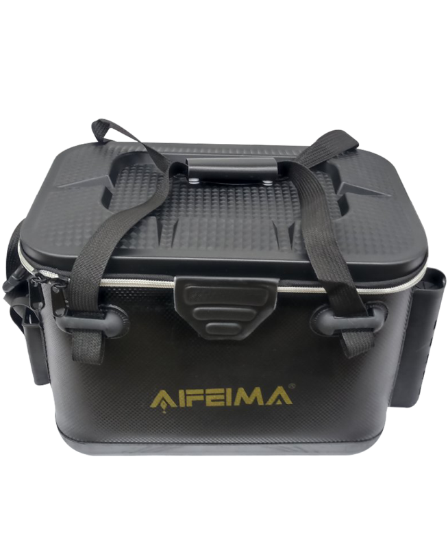Сумка EVA 37 см с держателями для удилищ Feima черная