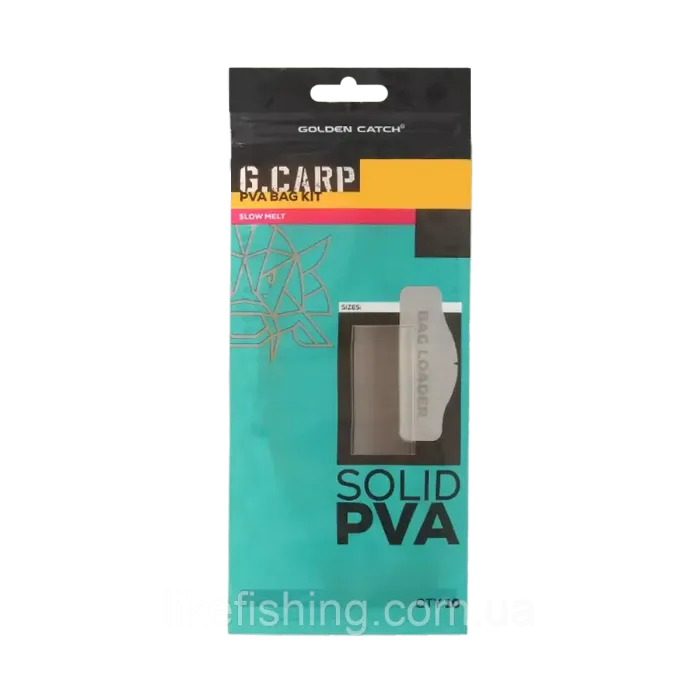 ПВА пакет GC G.Carp PVA Bag Kit Slow Melt 60x120мм S (10шт)