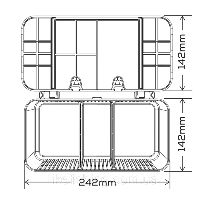 Коробка GC G.Carp Deep Tackle Box