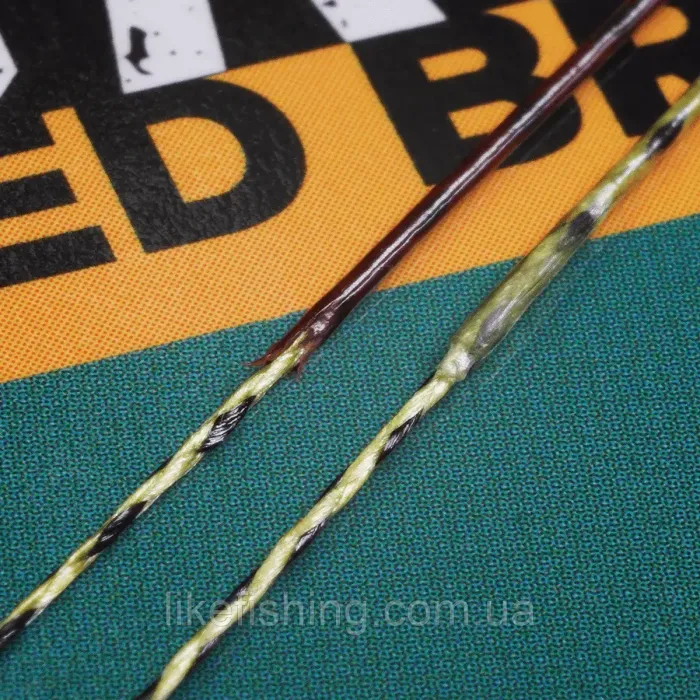 Поводочний матеріал в обплетенні GC G. Carp Coated Braid Stiff 20м 25lb Brown