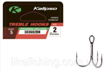 Крючок тройник Kalipso Treble 303602BN №2 5шт