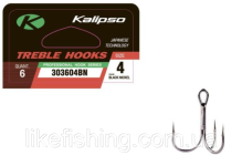 Крючок тройник Kalipso Treble 303604BN №4 6шт