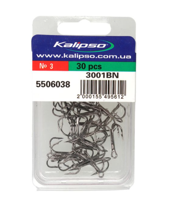 Крючок тройник Kalipso Treble 300111BN №11 30шт