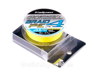 Шнур Kalipso Saber X4 150м PE1.0 Fluo Yellow
