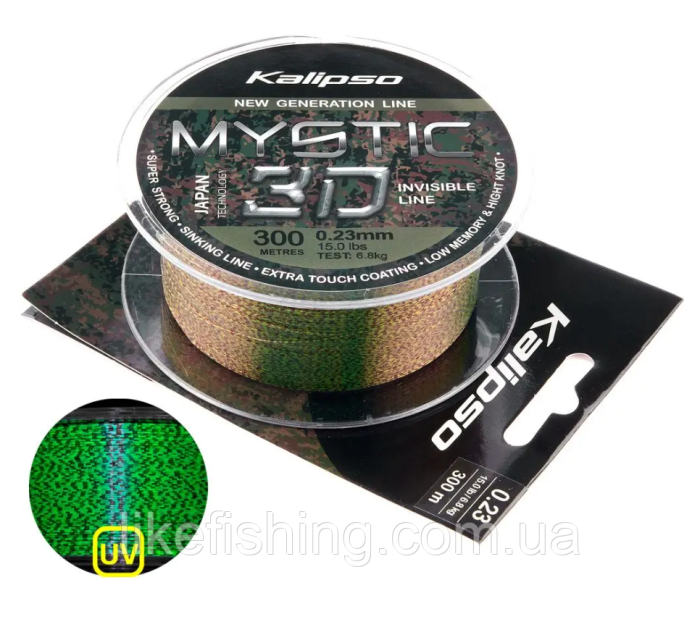 Лісочка 300м 0.23мм Kalipso Mystic 3D