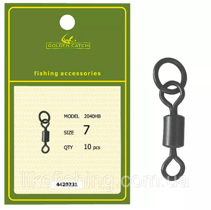 Вертлюг GC Rolling Swivel with Ring 2045MB №7(10шт)