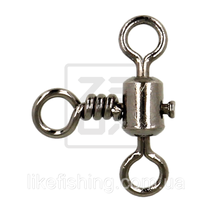 Вертлюг тройной №5(10шт) ZEOX Cross-Line Rolling Swivel 121BN